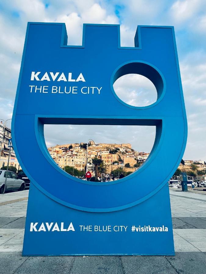 George & Nia Apartment - Central Kavala With Panoramic Terrace View 外观 照片