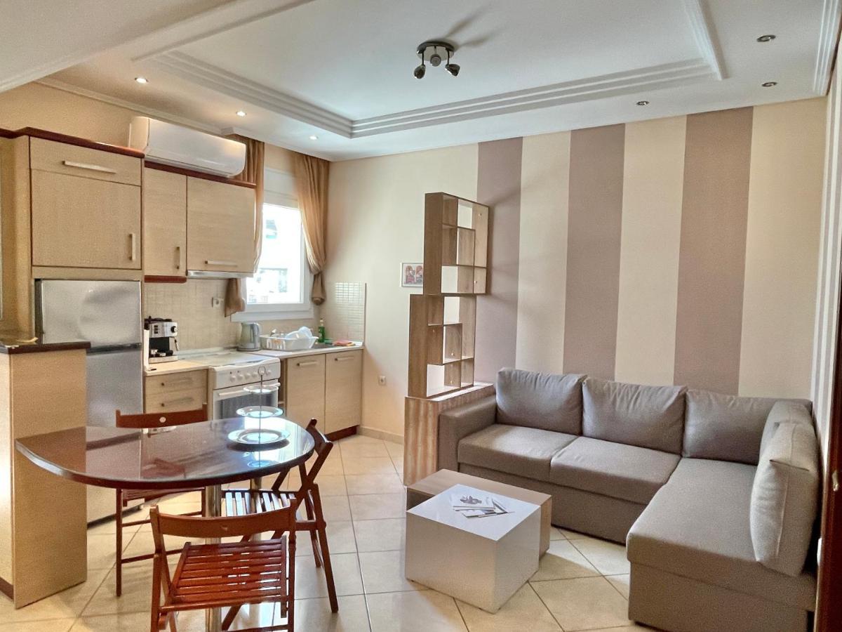George & Nia Apartment - Central Kavala With Panoramic Terrace View 外观 照片